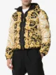 Versace Baroque Print Padded Coat