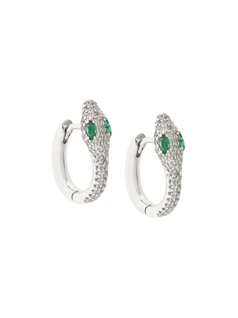 APM Monaco Serpentine hoop earrings