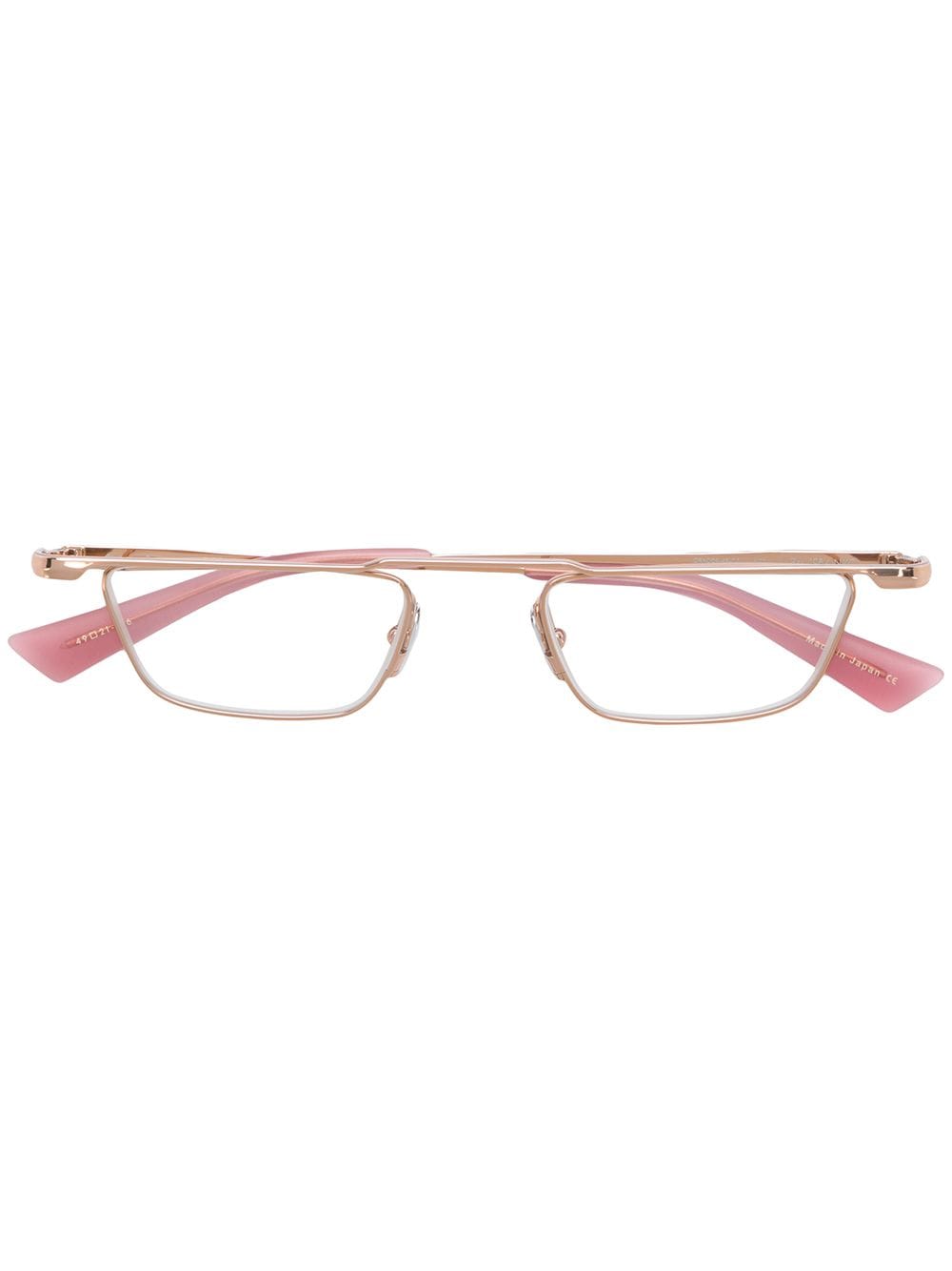 Christian Roth Geometric Glasses In Pink