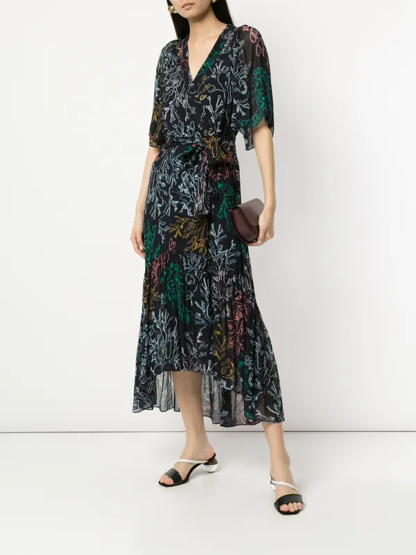 ginger and smart illustrate wrap dress