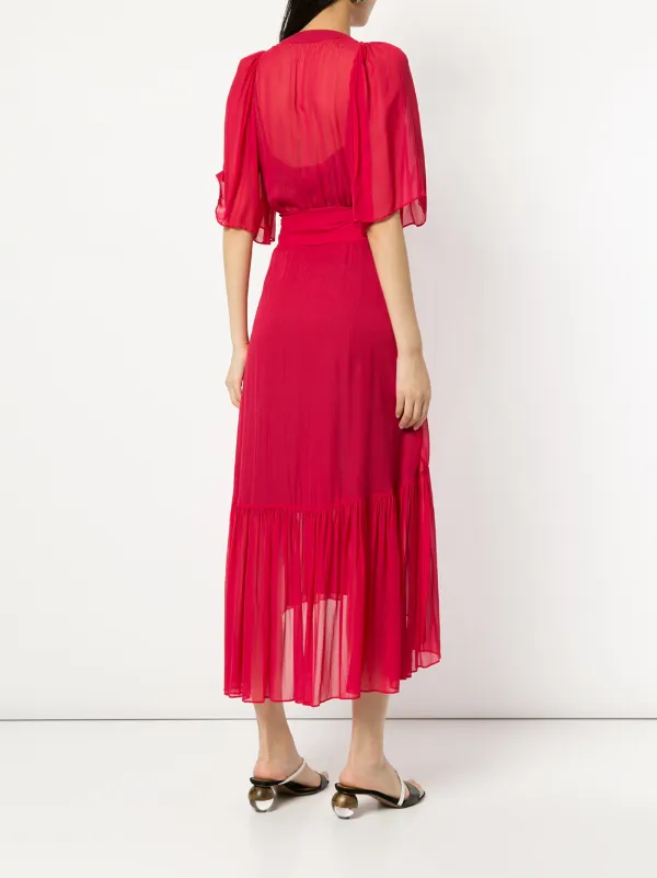 ginger and smart activist wrap dress