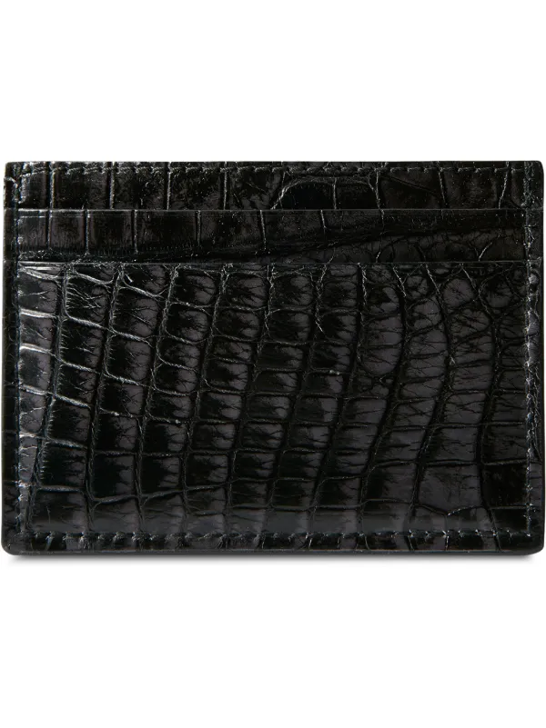 gucci crocodile card case