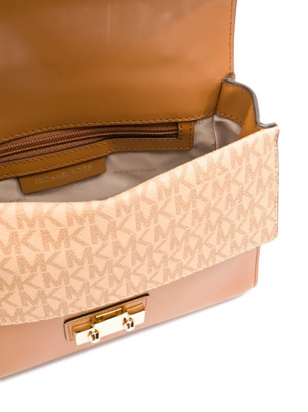 Michael Michael Kors Sloan Liten satchel väska Med Logotyp Michael Michael Kors Sloan Liten satchel väska Med Logotyp