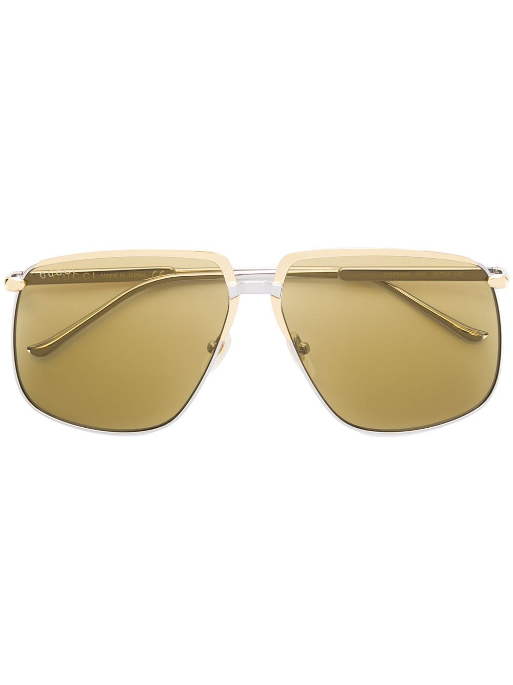 Gucci Pilot-frame Sunglasses In Silver