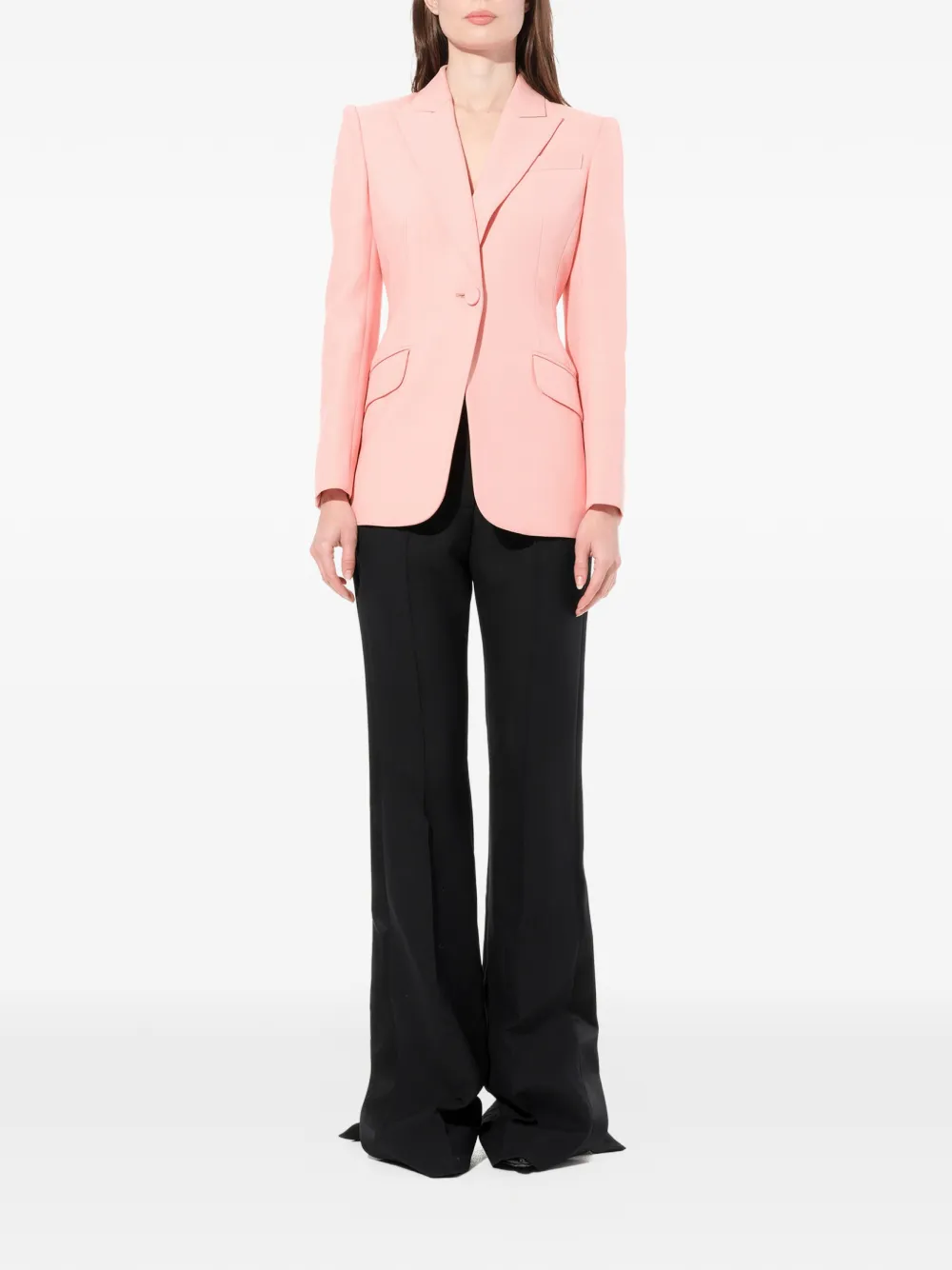 Alexander Mcqueen Strukturierter Blazer   Rosa 