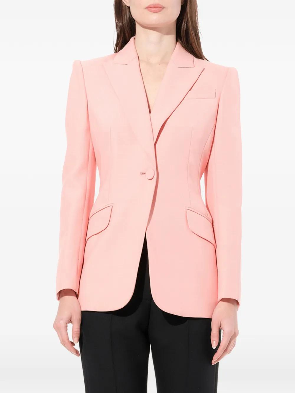 Alexander McQueen Blazer strutturato - Rosa
