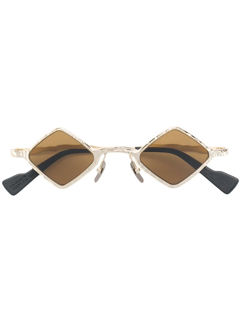 

Kuboraum diamond frame sunglasses - Gold