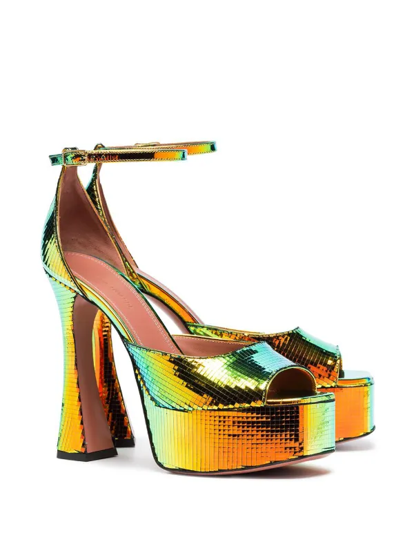 amina muaddi platform sandals
