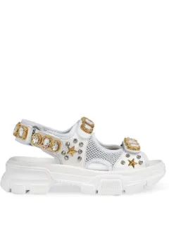 gucci crystal sandals