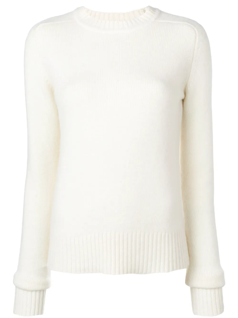 extreme cashmere crew neck jumper | White | Image 1
