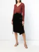 Image 2 of Valentino Pre-Owned 1980's velvet pencil skirt