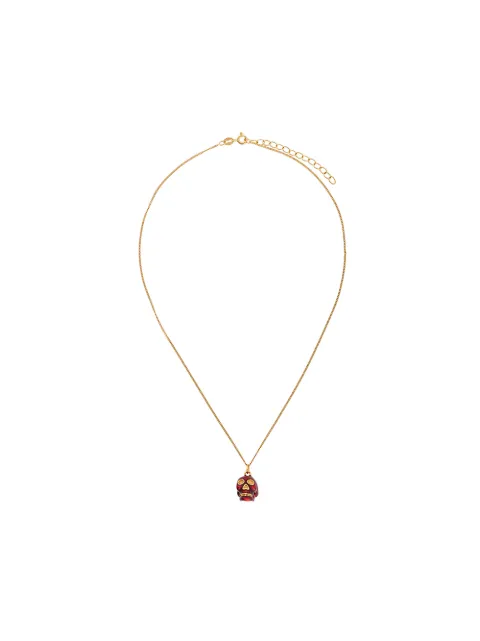 True Rocks Red Skull pendant necklace