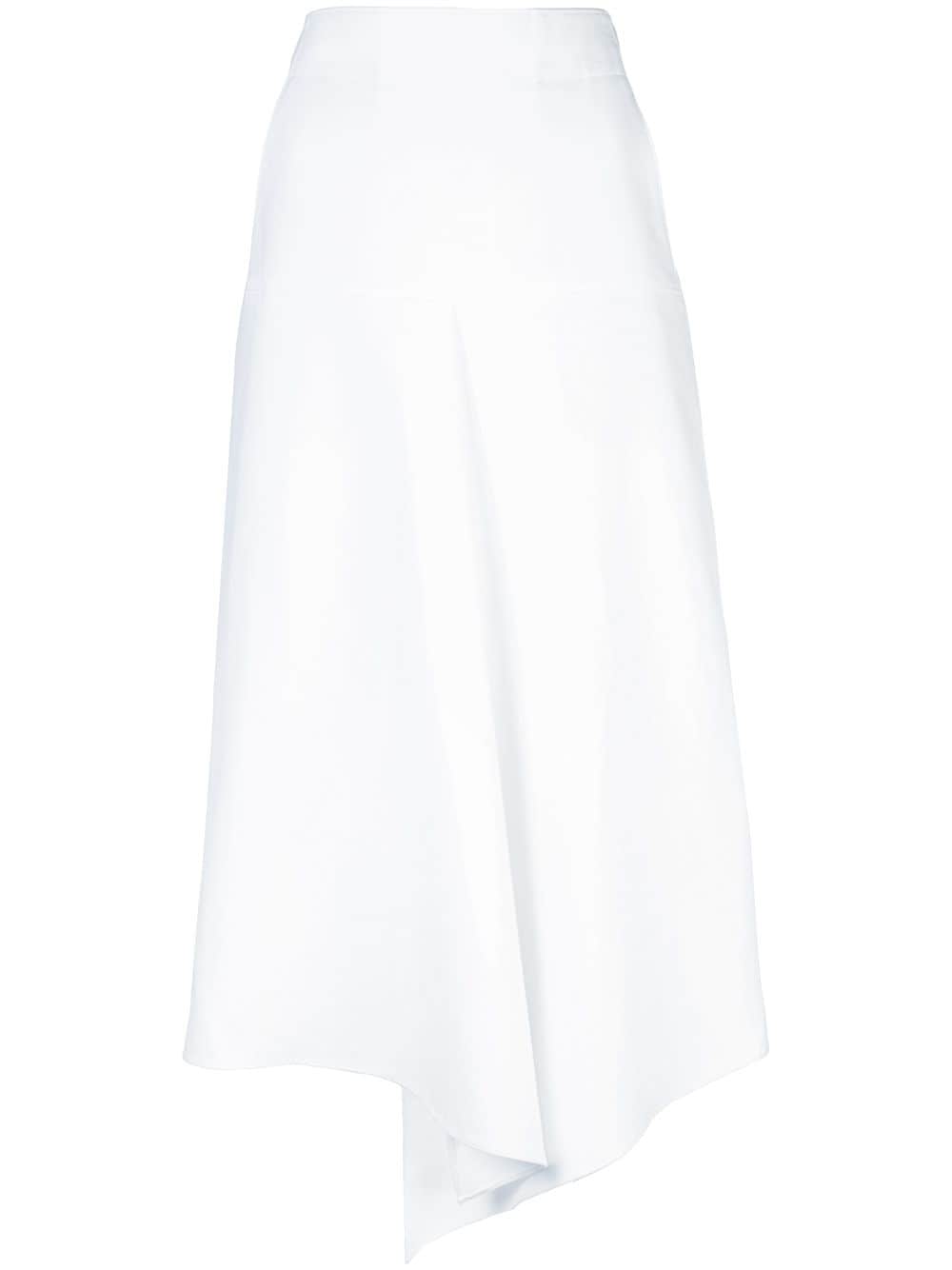 фото Tibi асимметричная юбка с драпировкой