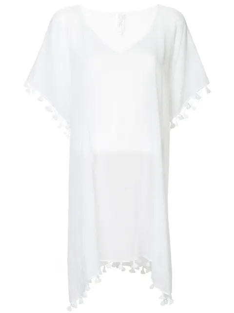 Seafolly Amnesia Kaftan In White