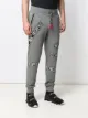 Philipp Plein grey logo track pants