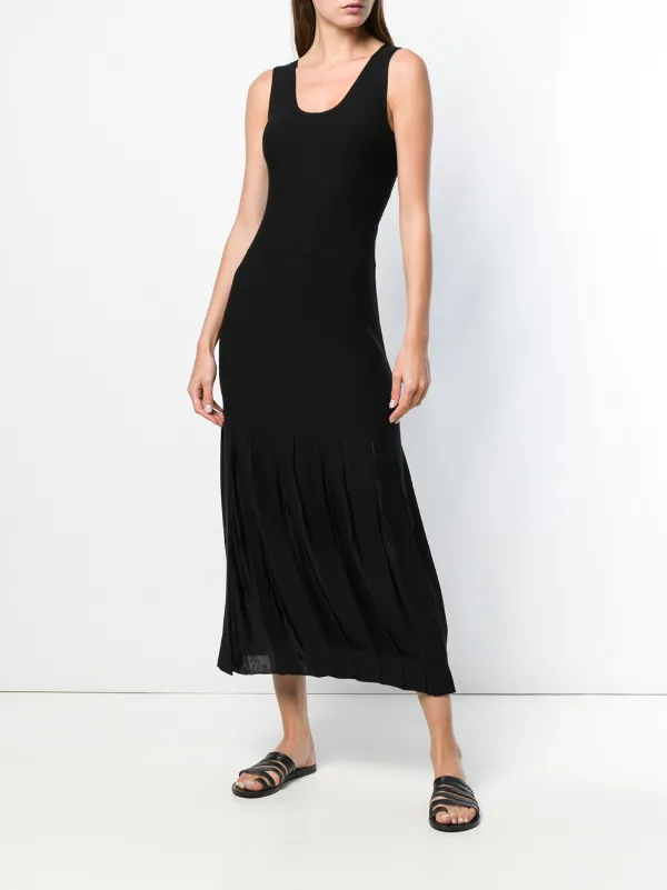 theory pleated tank dress