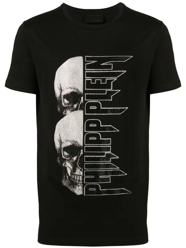 Philipp Plein t shirt Med Dödskallelogotyp Farfetch Philipp Plein t shirt Med Dödskallelogotyp Farfetch