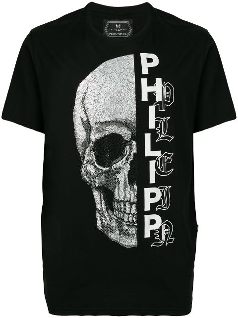 футболка с принтом черепа Philipp Plein купить за 44781 руб.