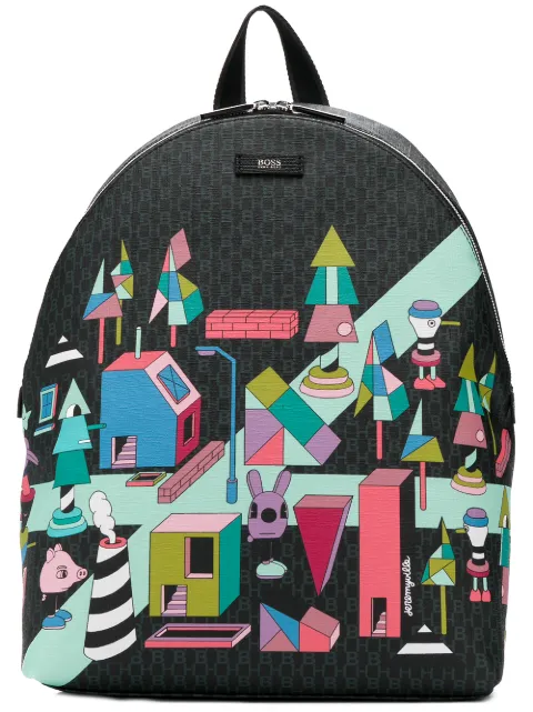 HUGO BOSS BOSS HUGO BOSS X JEREMYVILLE BACKPACK - GREY