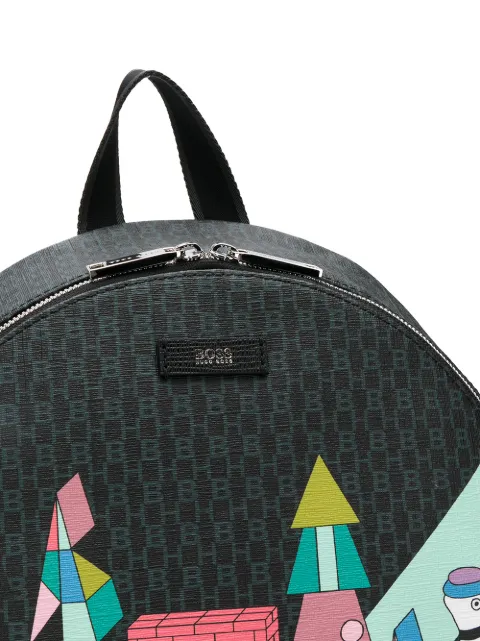 HUGO BOSS BOSS HUGO BOSS X JEREMYVILLE BACKPACK - GREY