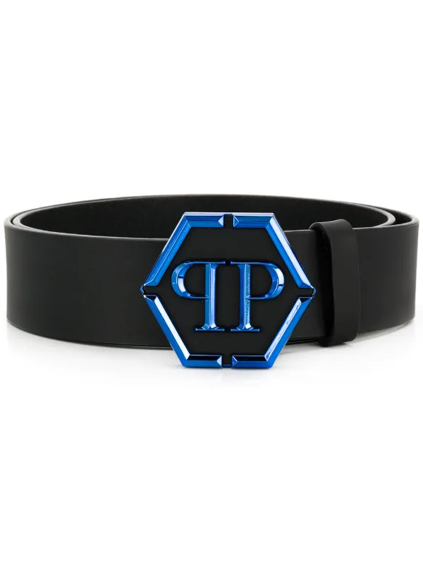 philipp plein belt blue
