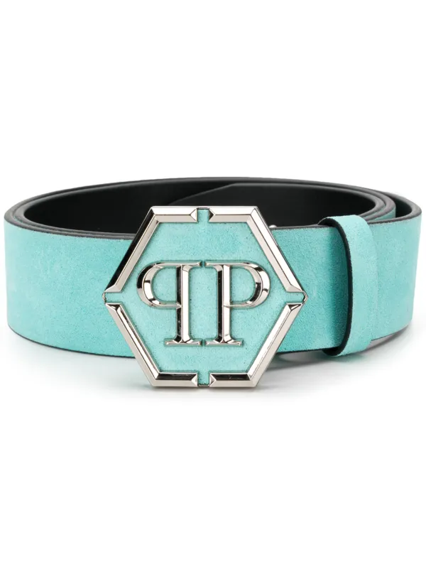 philipp plein belt blue