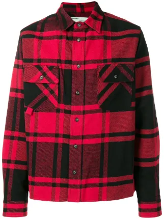 flannel off white real