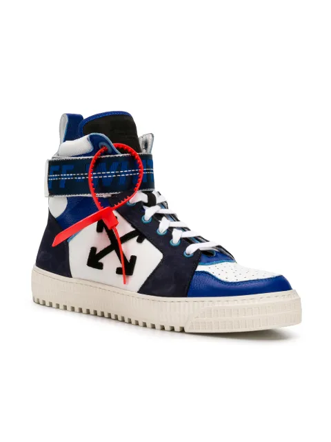 off white industrial belt high top sneaker