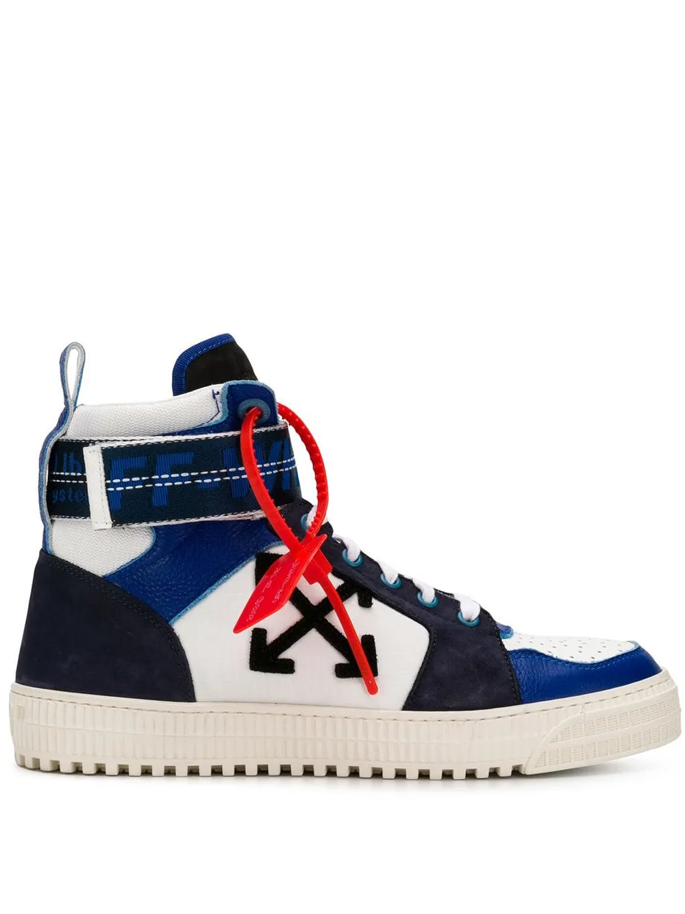 off white industrial belt shoes