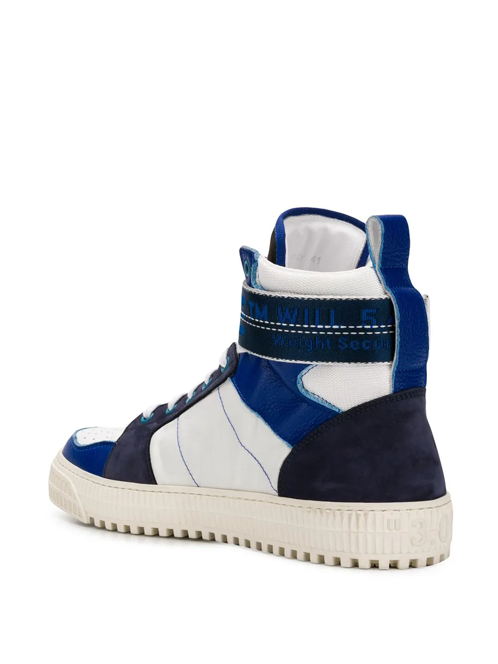 off white industrial belt high top sneaker