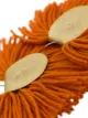 Katerina Makriyianni orange Fan fringed wool cashmere blend earrings