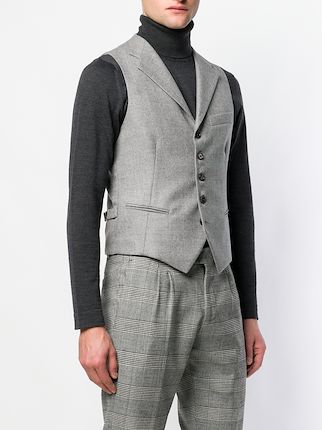 slim button waistcoat展示图