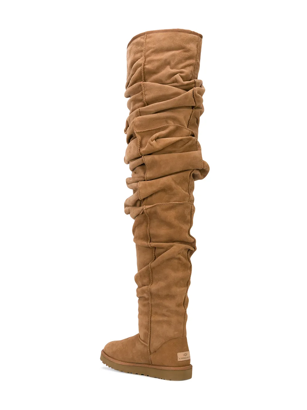 y project thigh high boots