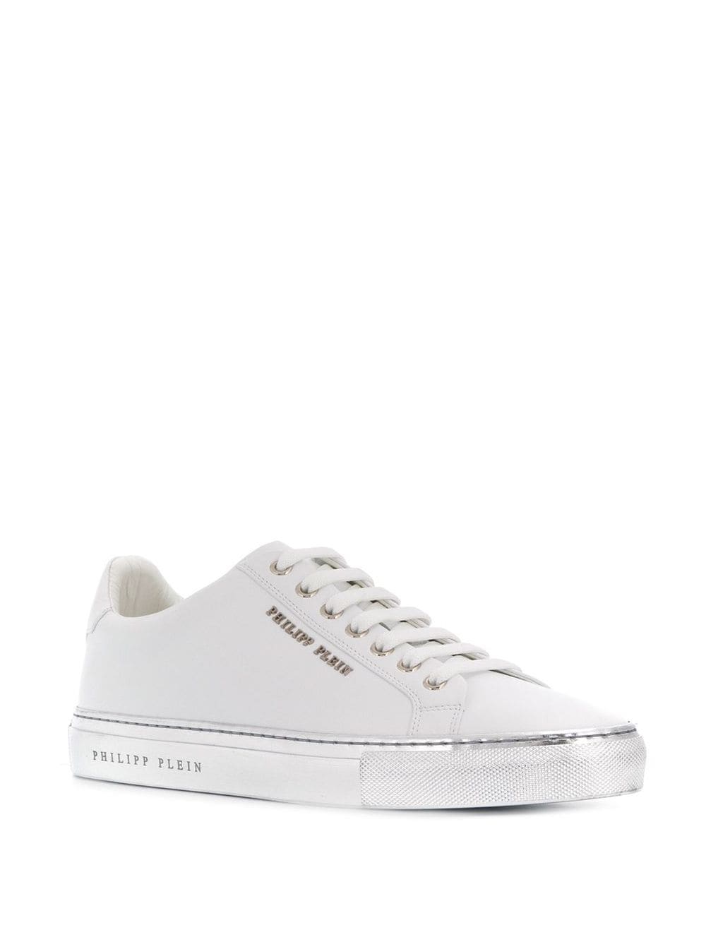 Shop white Philipp Plein low-top sneakers with Express Delivery - Farfetch