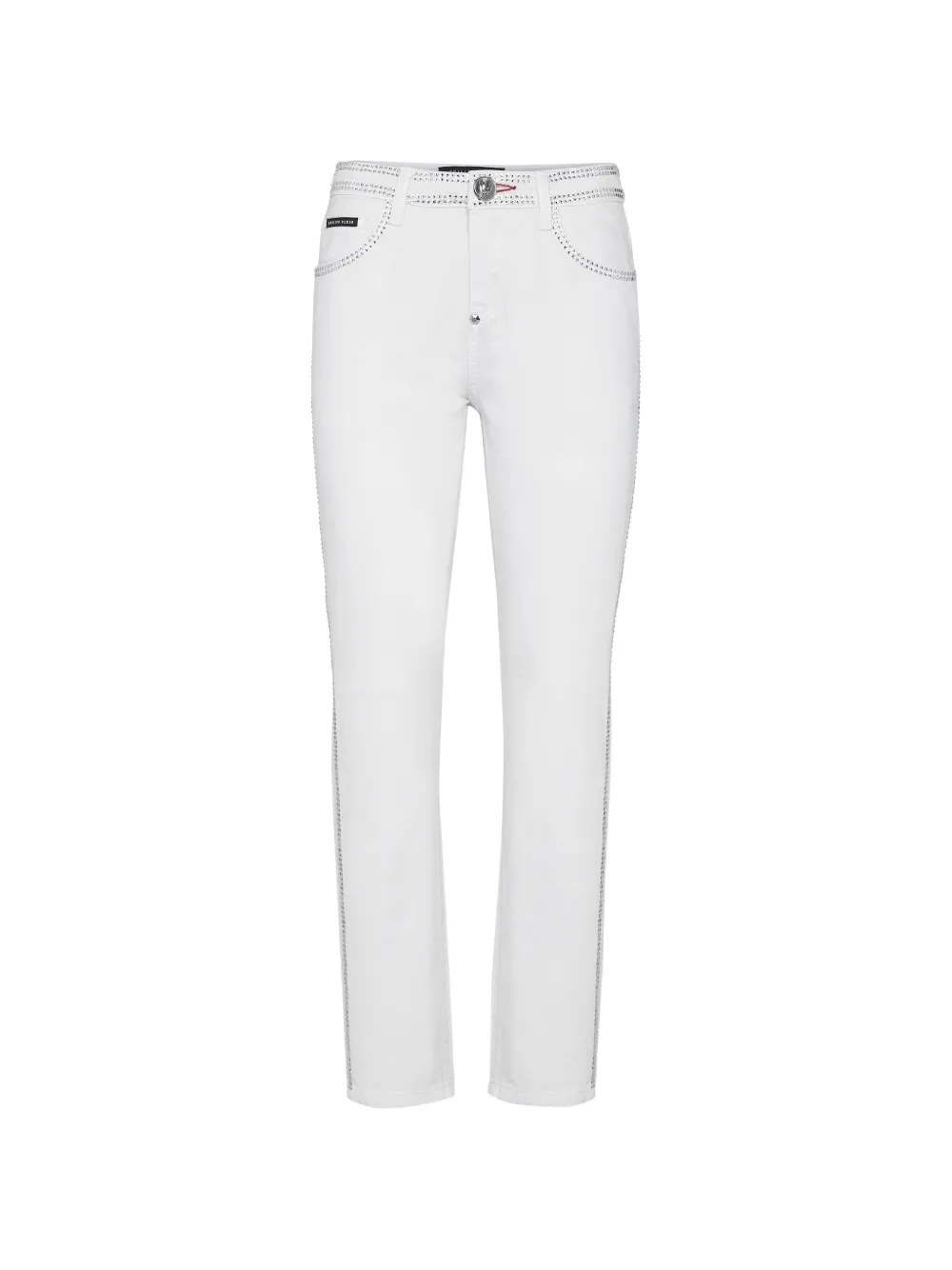 PHILIPP PLEIN Jeans mit Kristallen - Weiß