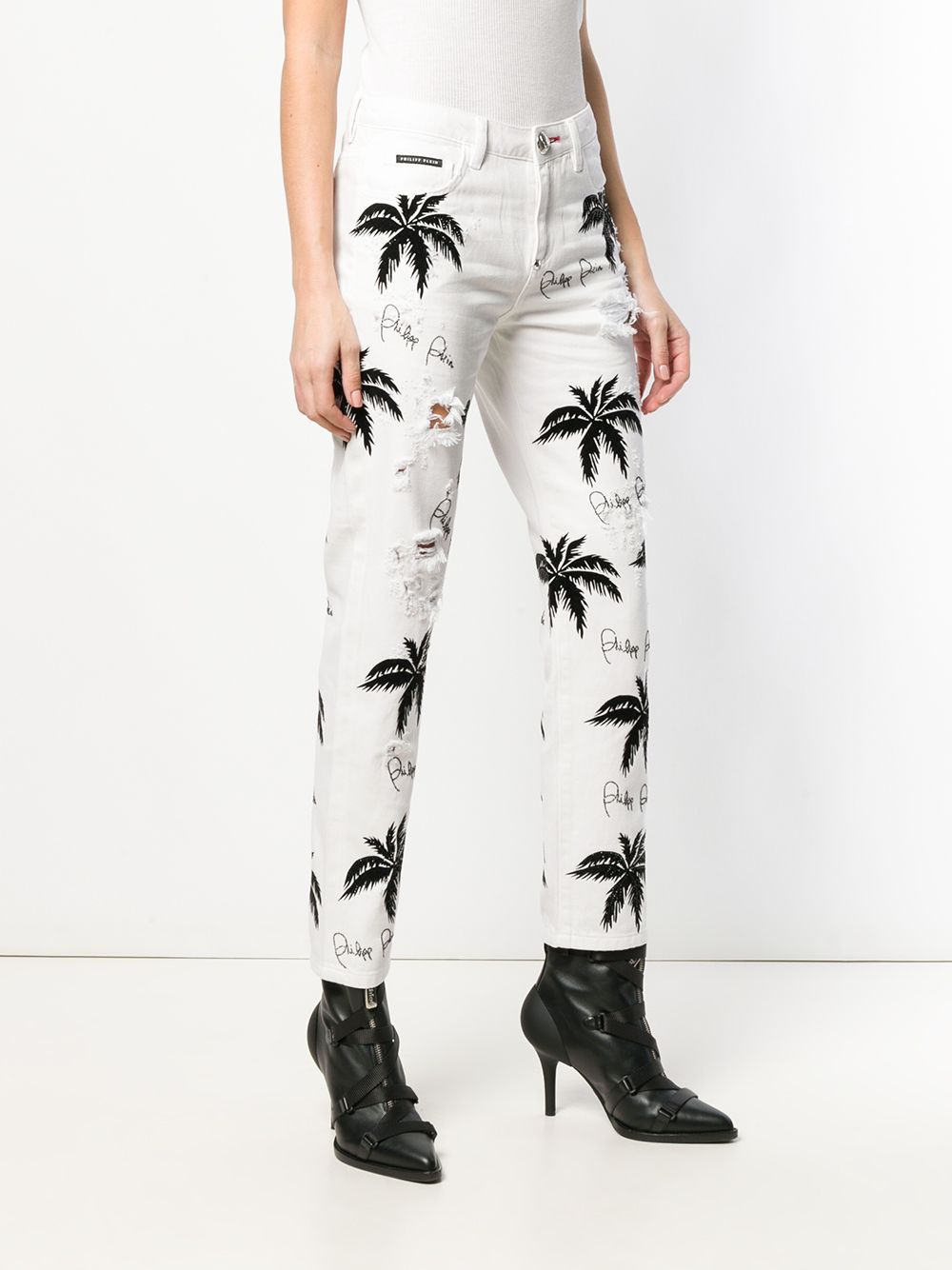 фото Philipp plein джинсы с принтом