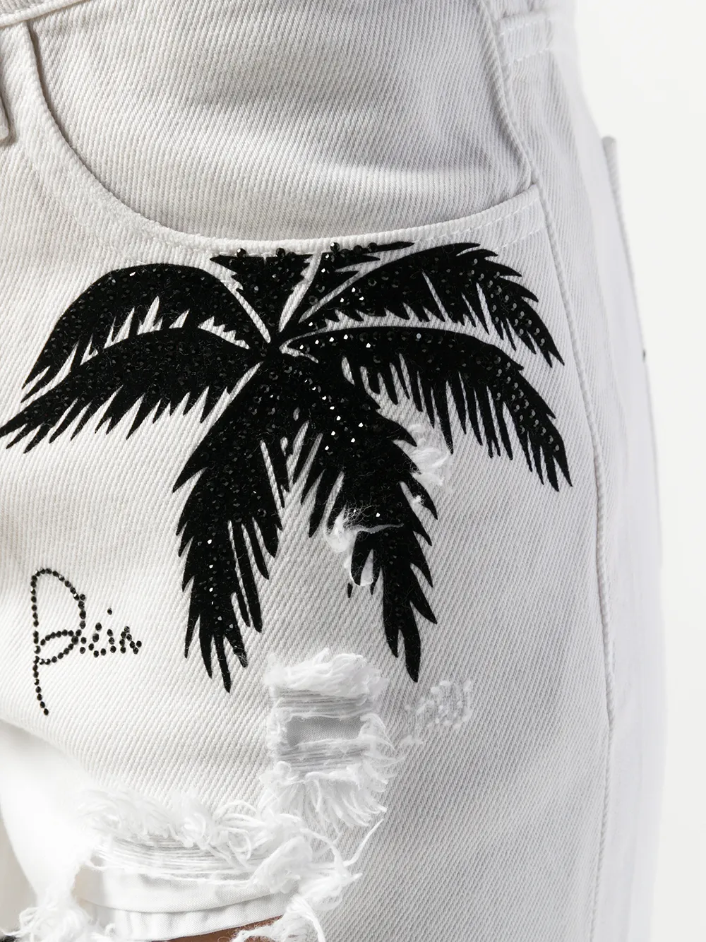 фото Philipp plein джинсы с принтом