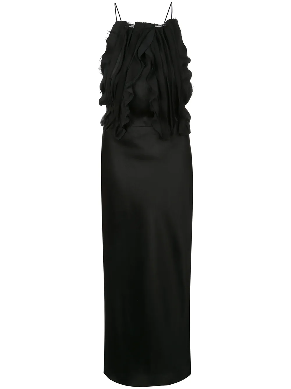 Jason Wu Collection платье с оборками спереди