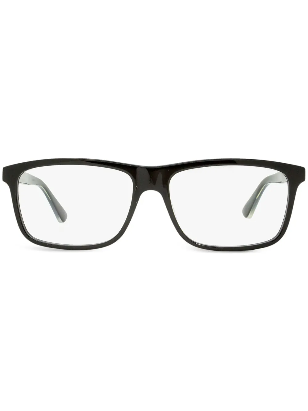 Gucci Eyewear rectangle-frame glasses | Black | Image 1