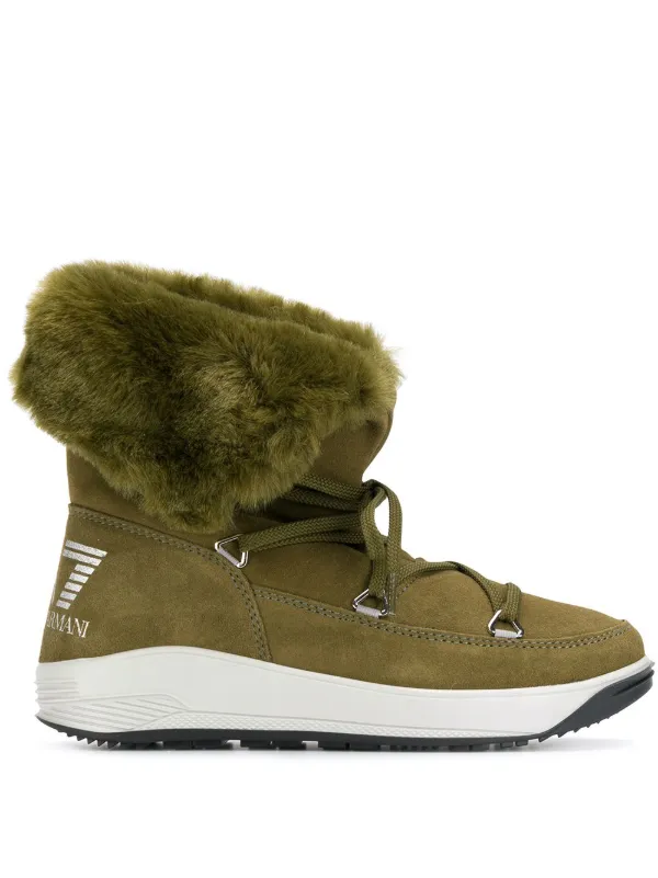 emporio armani boots womens