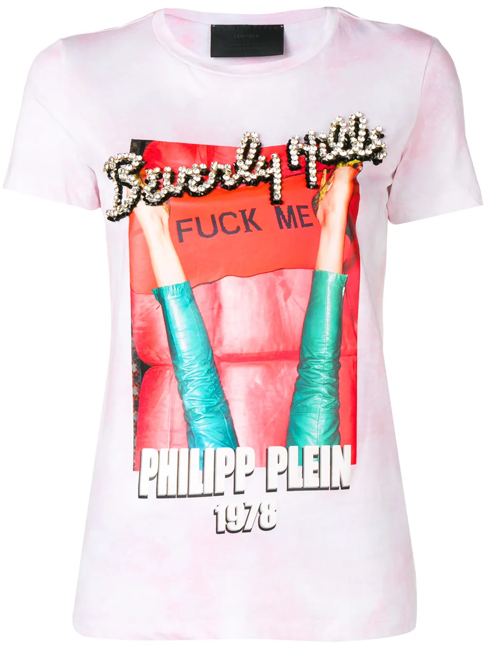 

Philipp Plein playera estampada - Rosado