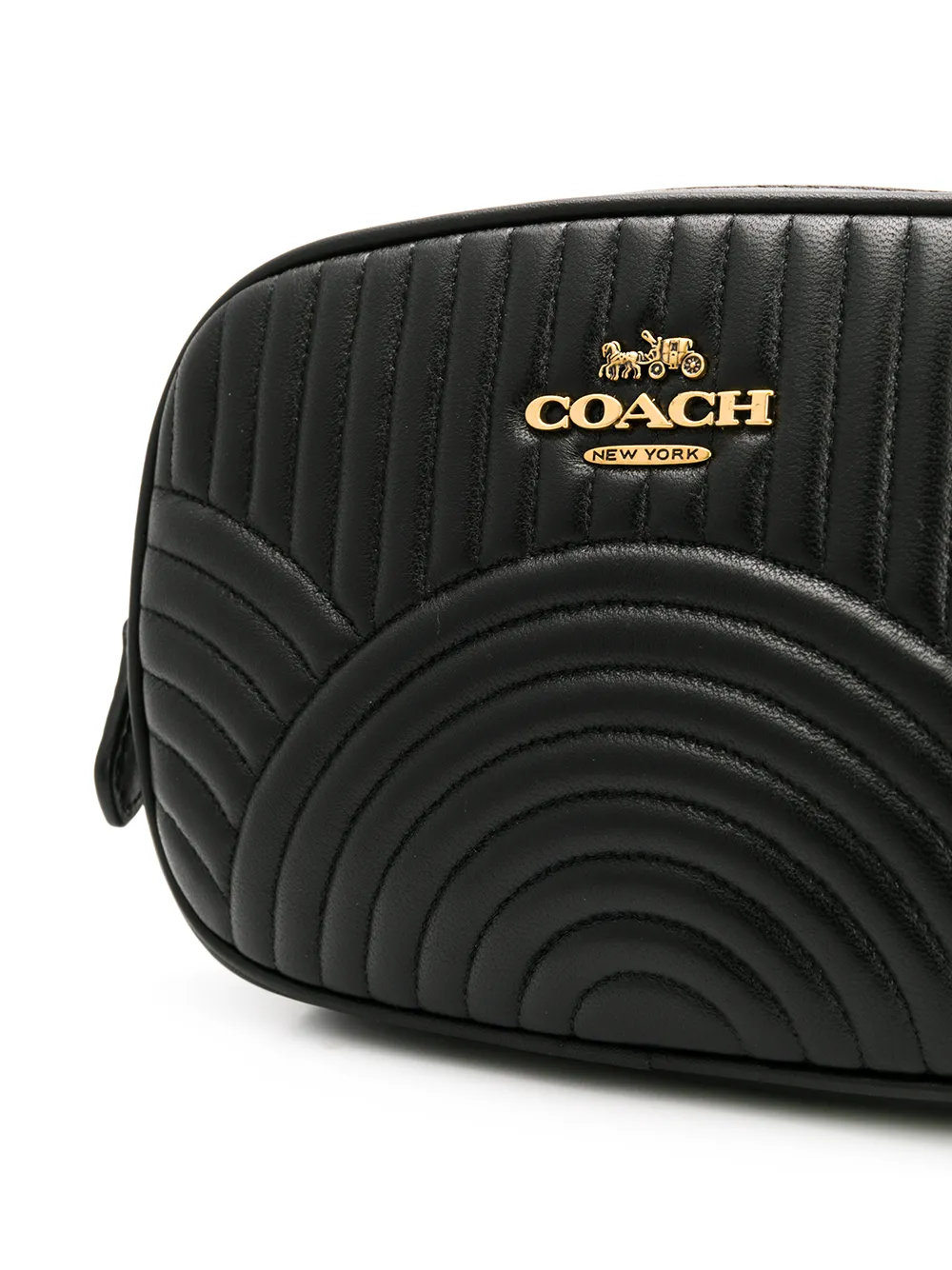 coach quilted belt bag