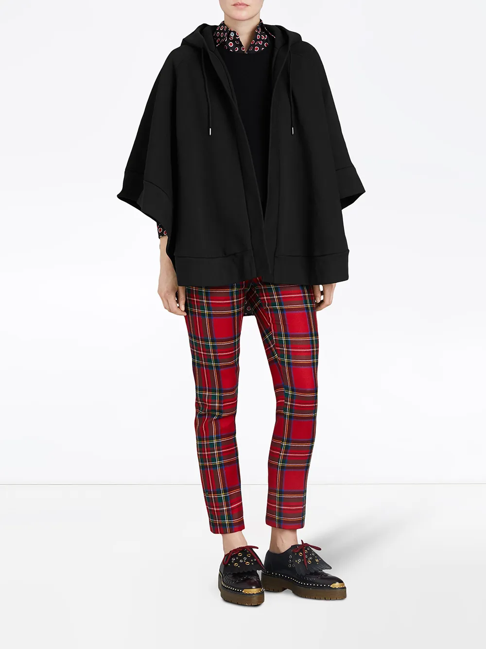 Burberry Jersey Hooded Cape - Farfetch