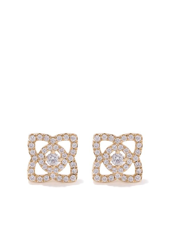 all gold stud earrings