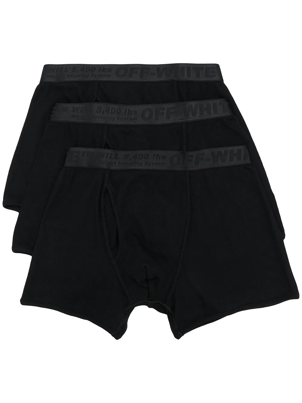 Off-White Klassische Shorts - Schwarz