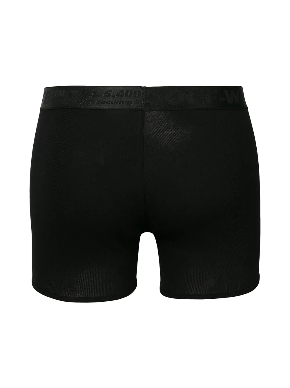  Off White Klassische Shorts   Schwarz 