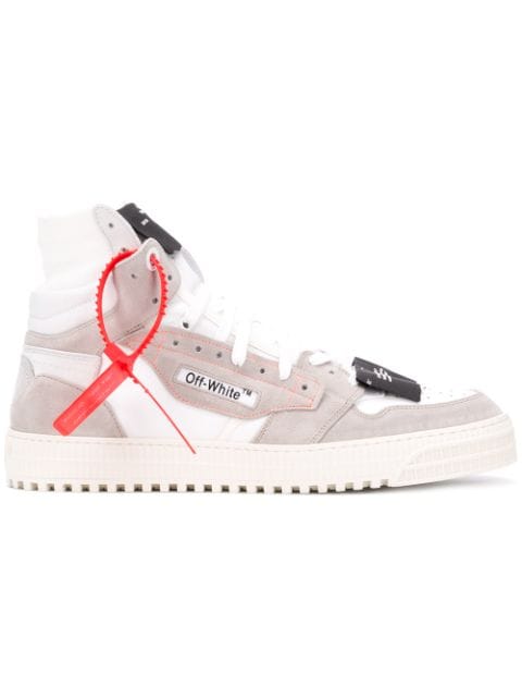 Off-white Off-court 3.0 Distressed Suede, Leather And Canvas High-top ...