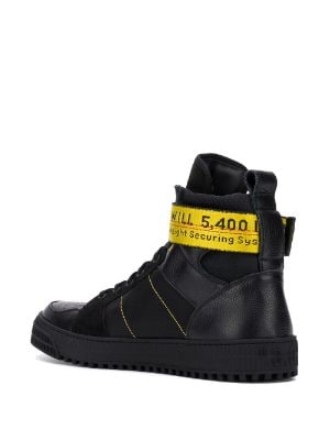 off white industrial high tops