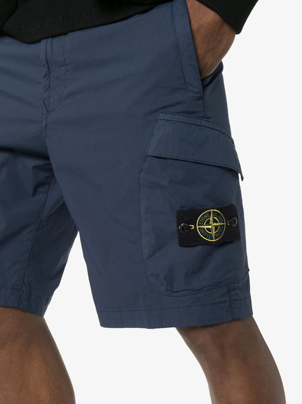 Stone Island Utility Pocket Cargo Shorts - Farfetch