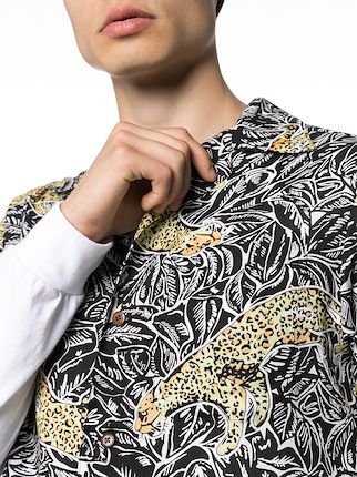 Aloha leopard patterned shirt展示图